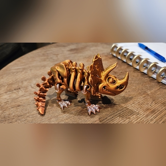 3D Printed Triceratops - Picture 2 of 5